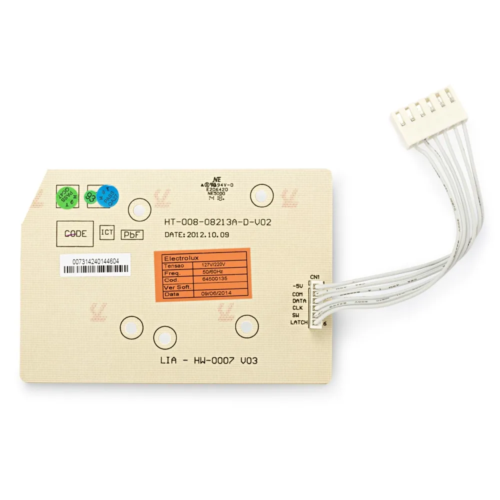 Placa Interface Lavadora Electrolux LTC10 LT12F LT15F