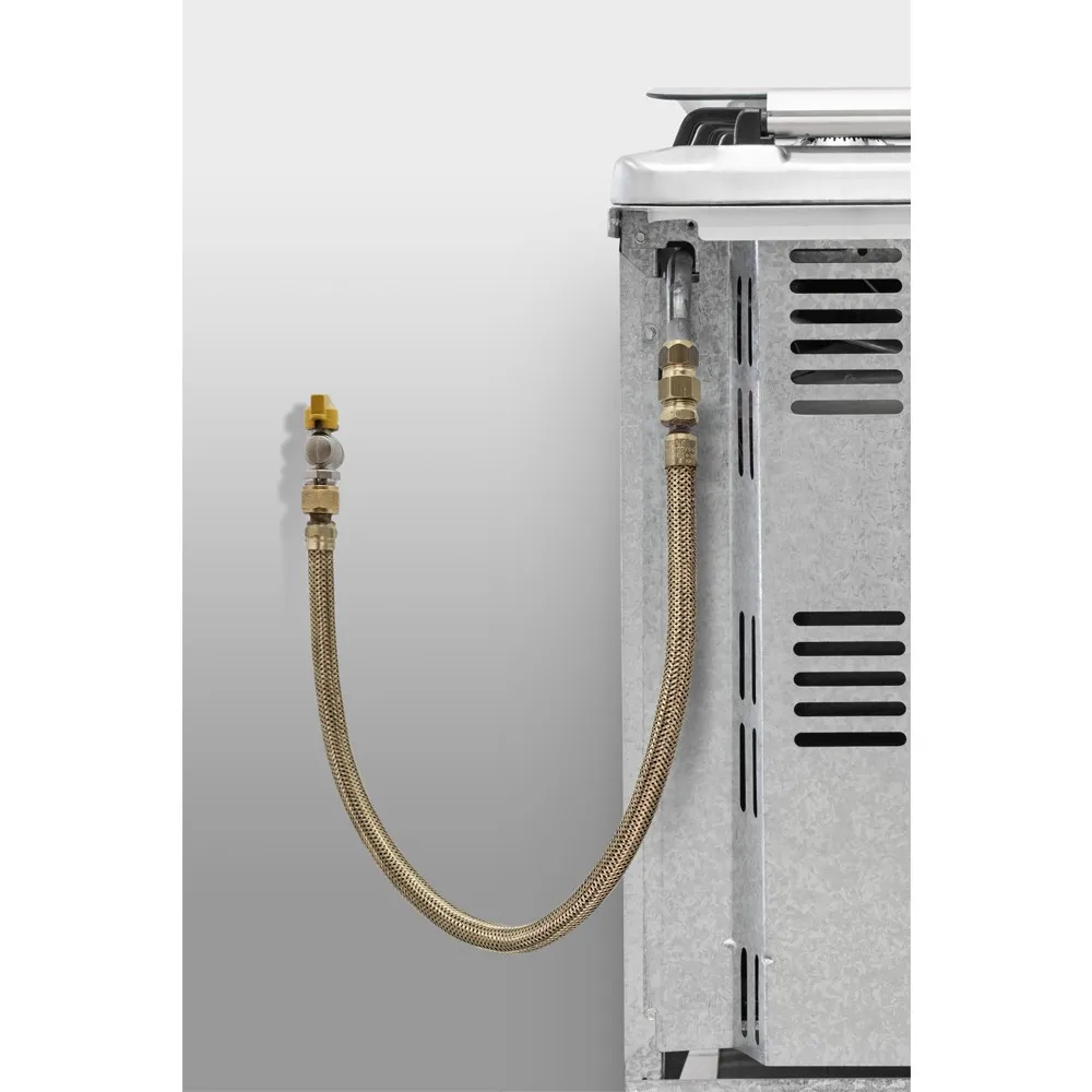 Kit Instalação Gás Encanado com Registro para Fogão de Piso e Cooktop Electrolux