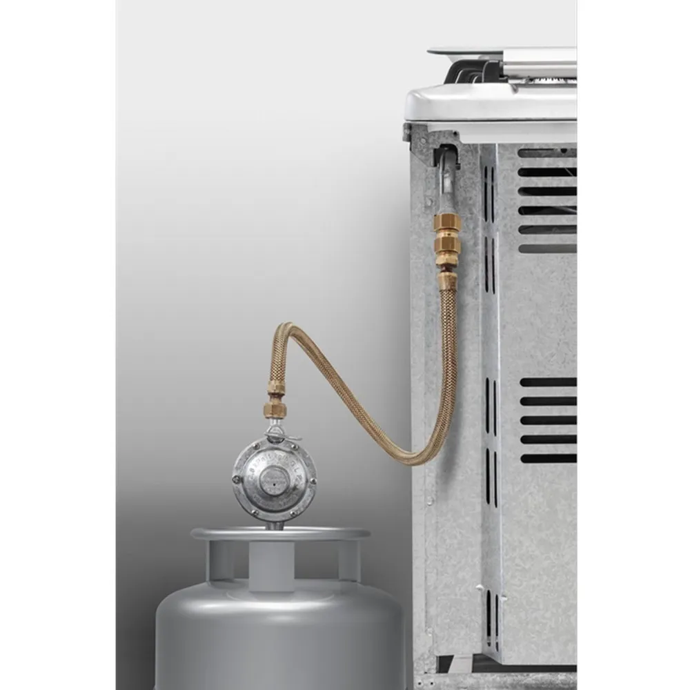 Kit Instalação Gás GLP de Botijão com Regulador para Fogão de Piso e Cooktop Electrolux