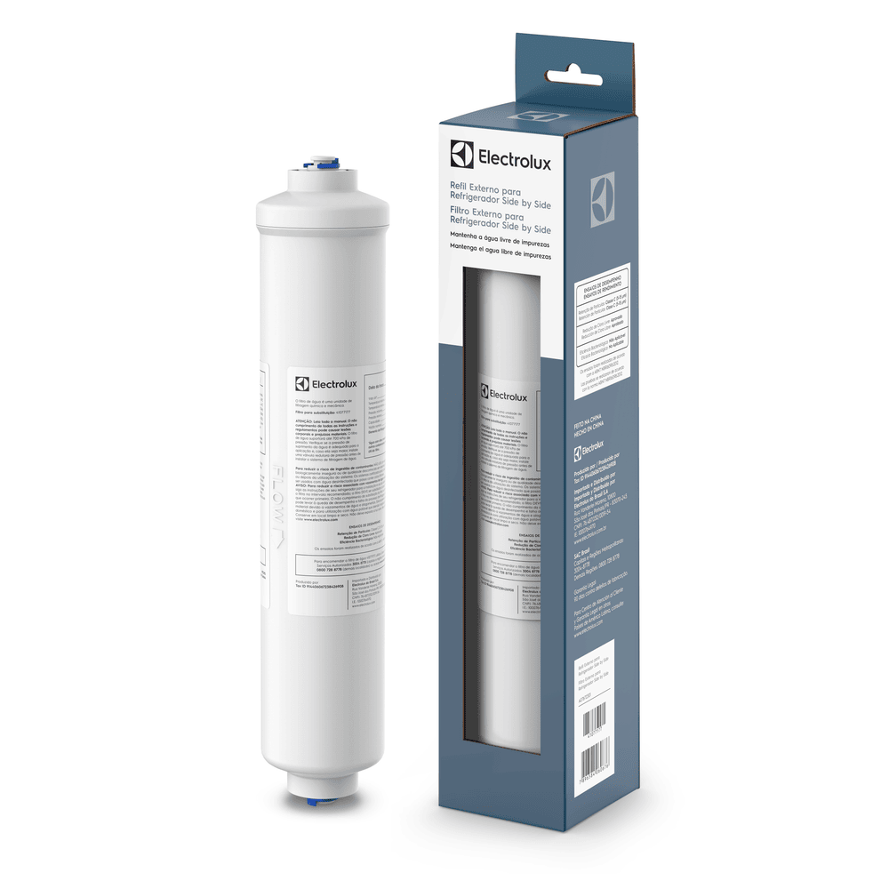 Kit Filtro de Água Externo para Geladeira Side By Side Electrolux (2 unidades)