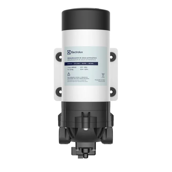 Pressurizador de Água Electrolux Automático para Geladeiras e Purificadores 127V