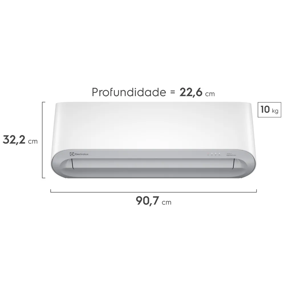 Ar-Condicionado Split Electrolux 12.000 BTUs Color Adapt Frio (UI12F/UE12F)