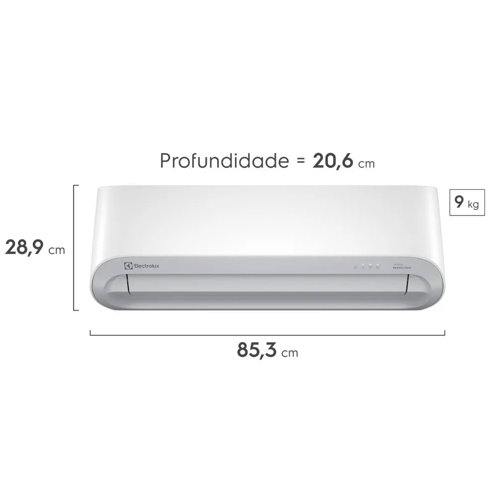 Ar-Condicionado Split Electrolux Inverter 9.000 BTUs Color Adapt Quente/Frio (JI09R/JE09R)