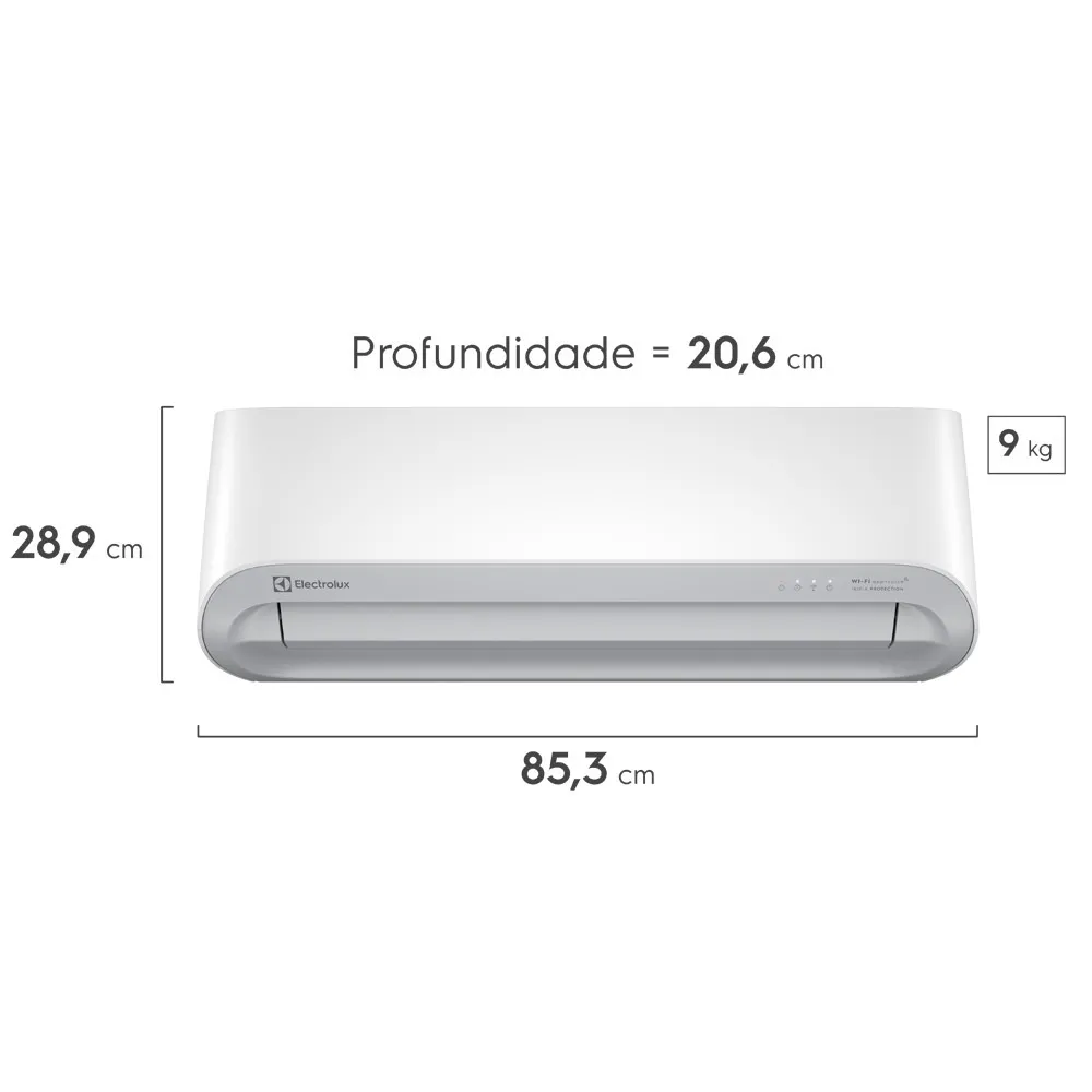 Ar-Condicionado Split Electrolux 12.000 BTUs Color Adapt Quente/Frio com Wi-fi (YI12R/YE12R)