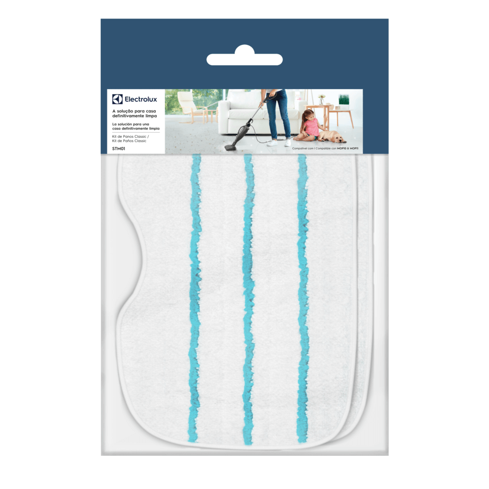 Kit com 2 Panos de Microfibra para MOP (STM01) Electrolux