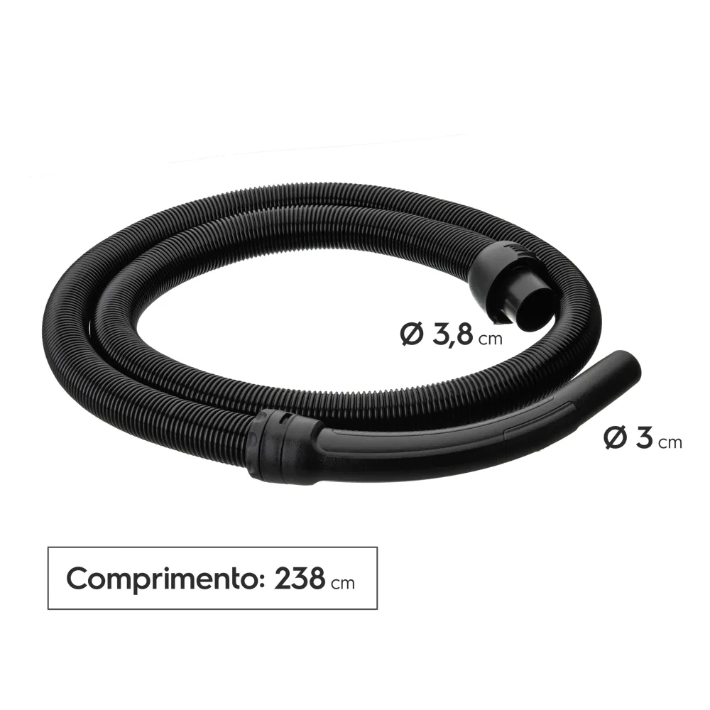 Mangueira completa 2,38m Electrolux para aspiradores de pó (EVH01)