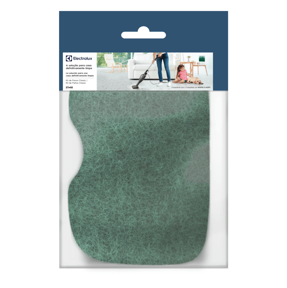 Kit com 2 Panos de Limpeza Profunda para MOP (STM10) Electrolux