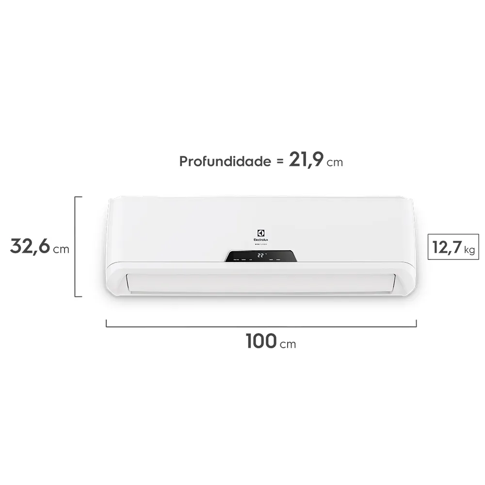Ar-Condicionado Split Electrolux Inverter 18.000 BTUs Frio (QI18F/QE18F)