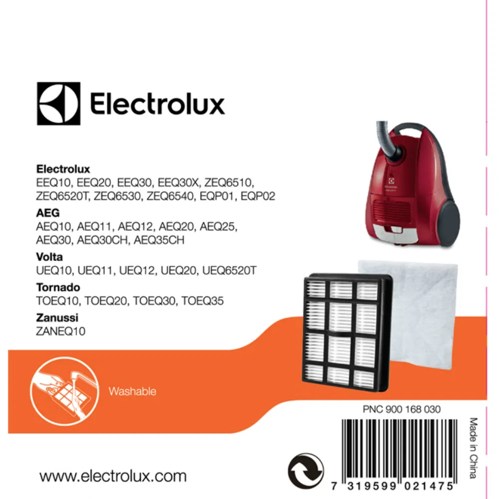 Kit Filtro Hepa Original EF147A para Aspiradores de Pó Equipt EQP01 e EQP02