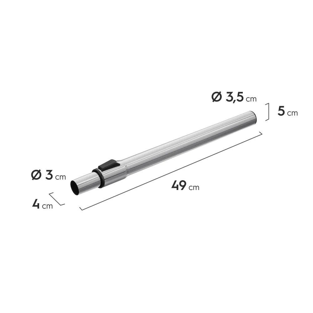 Extensão tubo metálico Original Electrolux para Aspirador de pó EQP20 (METVC01)