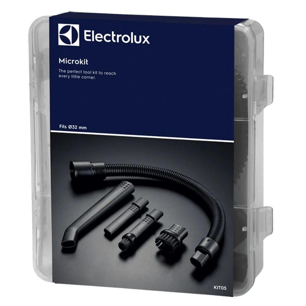 Kit de Limpeza para Superfícies Delicadas - Kit Bocais e Mangueira p/ Aspiradores c/ Encaixe de 32mm (KIT05) Electrolux