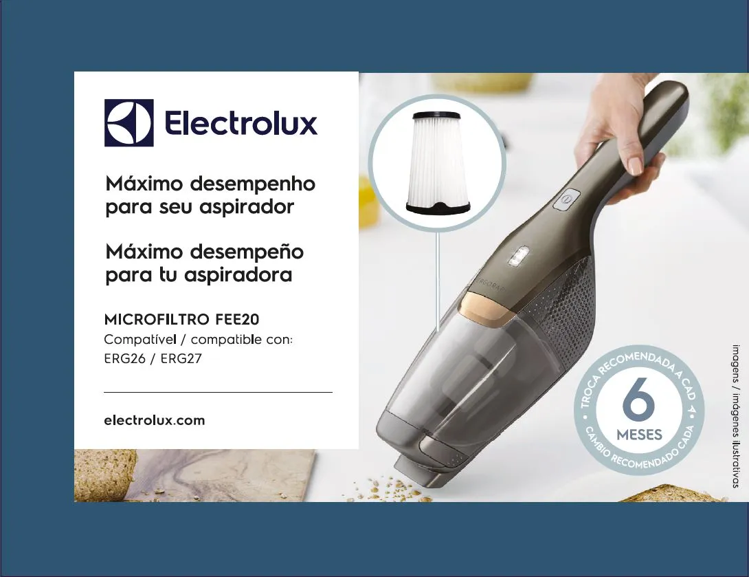 Kit Filtro para Aspiradores Ergorapido (FEE20) Electrolux