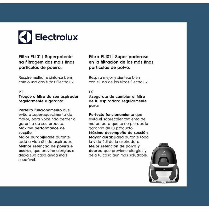 Kit de Filtros para Aspirador de Pó LTI31 Electrolux (FLI01)