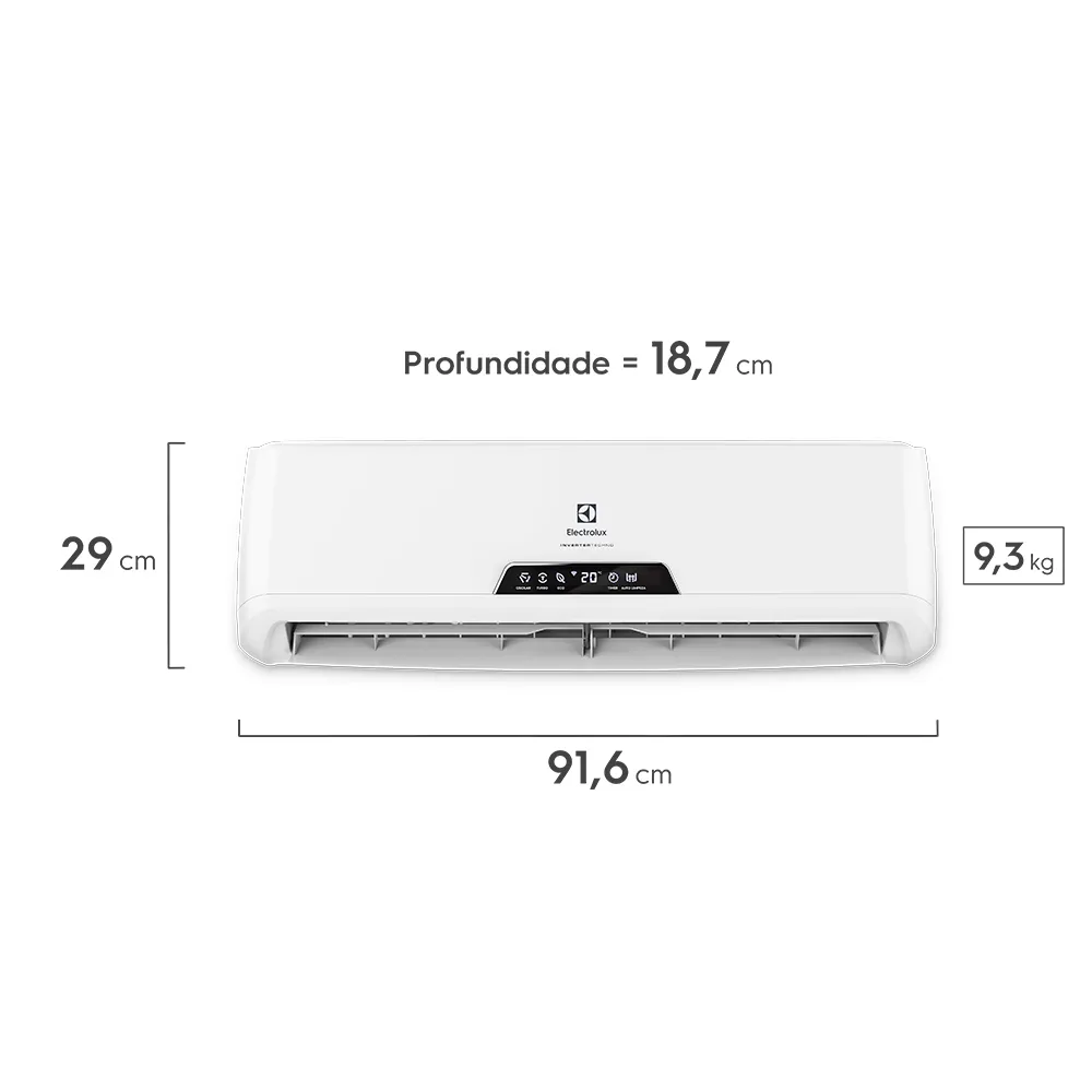 Ar-Condicionado Split Electrolux Inverter 12.000 Btus Quente/Frio (QI12R/QE12R)