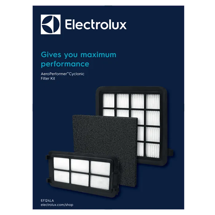 Kit Filtro Hepa Original EF124LA para Aspiradores Electrolux Easybox EASY1 e EASY2