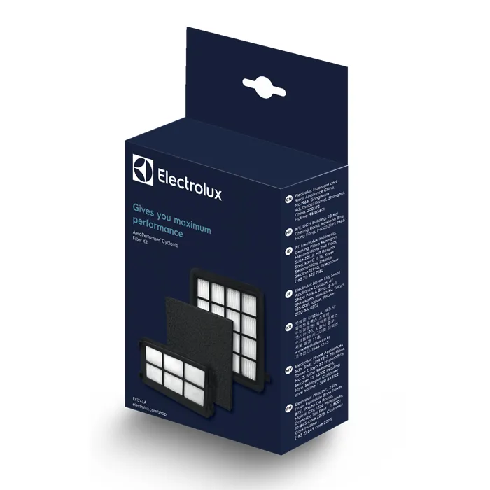 Kit Filtro Hepa Original EF124LA para Aspiradores Electrolux Easybox EASY1 e EASY2