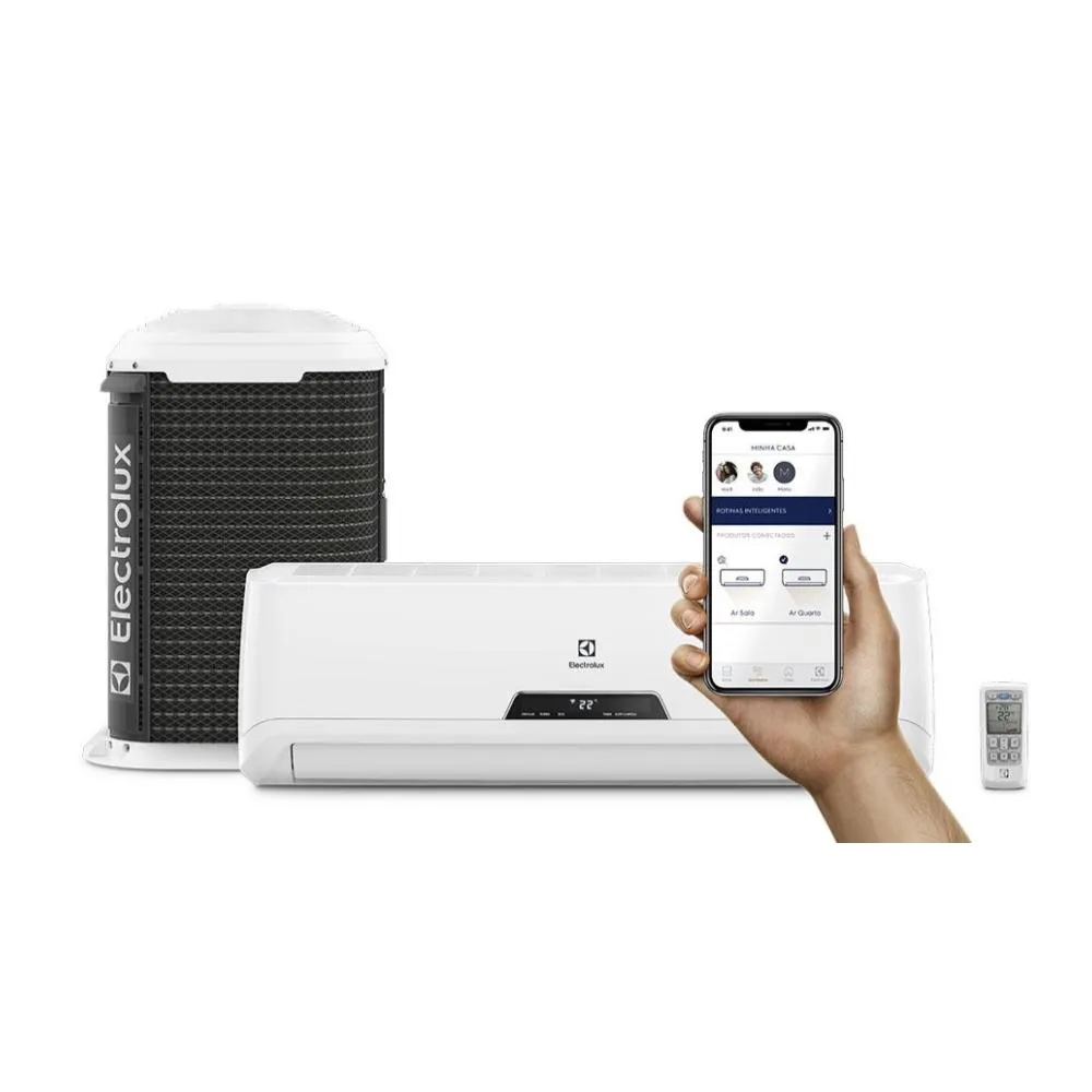 Ar-Condicionado Split Electrolux Inverter 12.000 BTUs Frio com Wi-fi (XI12F/XE12F)