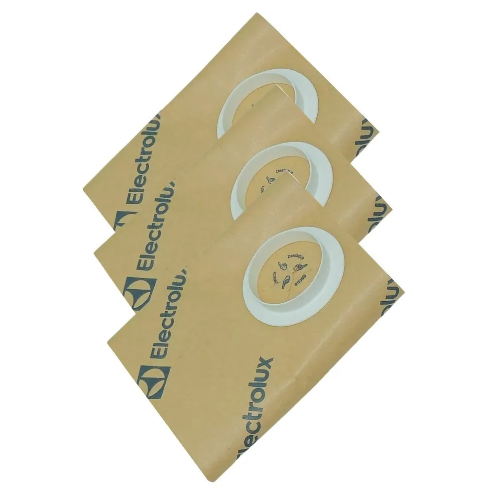 Kit 3 Sacos de aspirador de pó - Modelos A10S, A10T, A10 CleanCar, A13e GT2000 Produzidos Antes de 2010 (CSE09) Electrolux