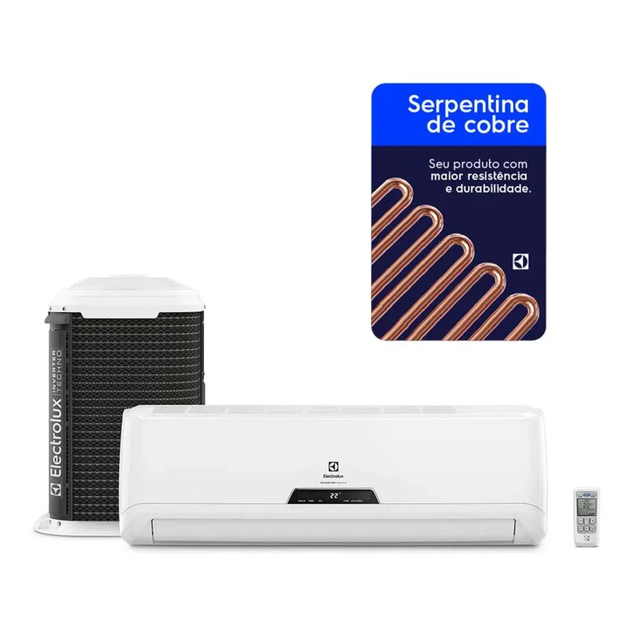 Ar-Condicionado Split Electrolux Inverter 9.000 BTUs Frio com Função Eco (QI09F/QE09F)