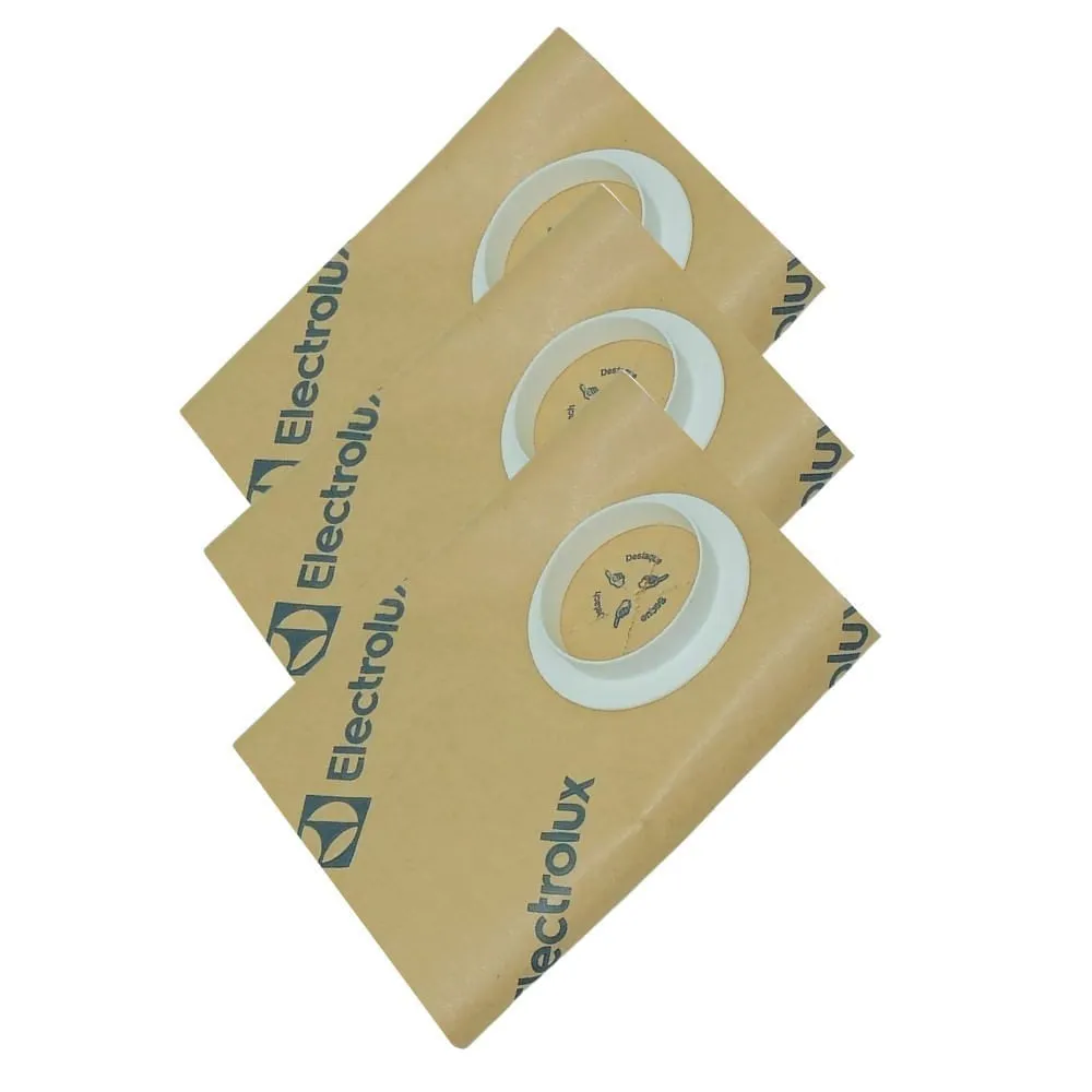 3 Kits 3 Sacos de aspirador de pó - Modelos A10S, A10T, A10 CleanCar, A13e GT2000 Produzidos Antes de 2010 (CSE09) Electrolux