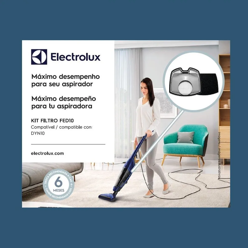 Kit Filtro Original para aspiradores - DYN10 (FED10) Electrolux