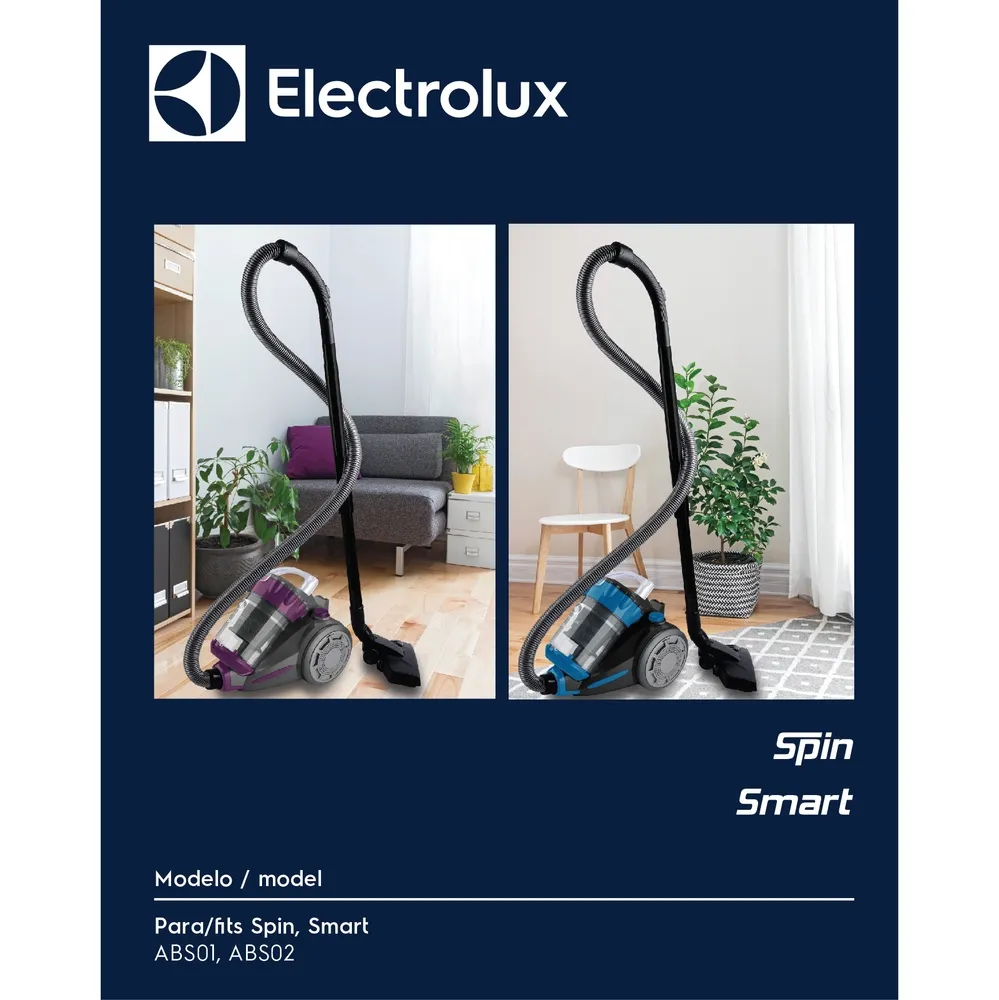 Kit Filtro para Aspirador de pó Spin ABS01 ABS02 e ABS03 (EFS01) Electrolux