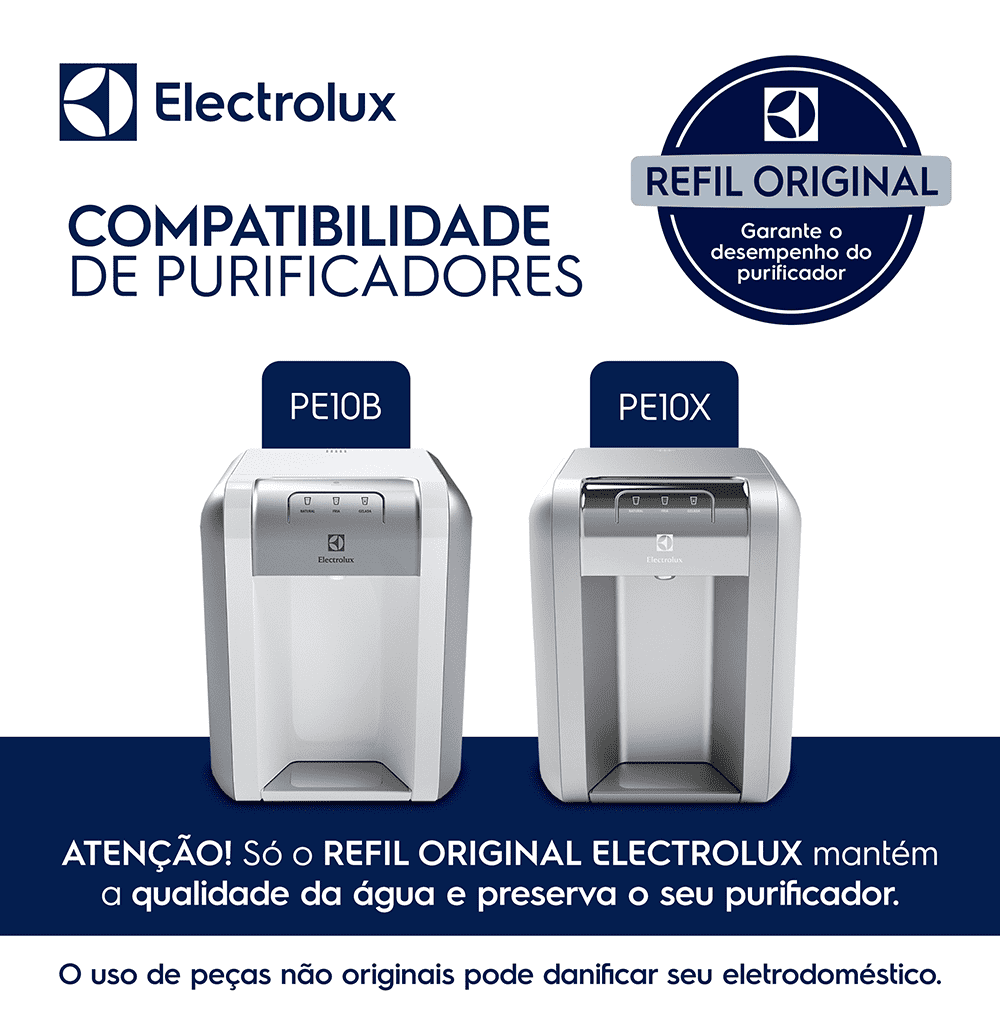 Filtro/Refil Original de Água para Purificador Electrolux - PE10B / PE10X