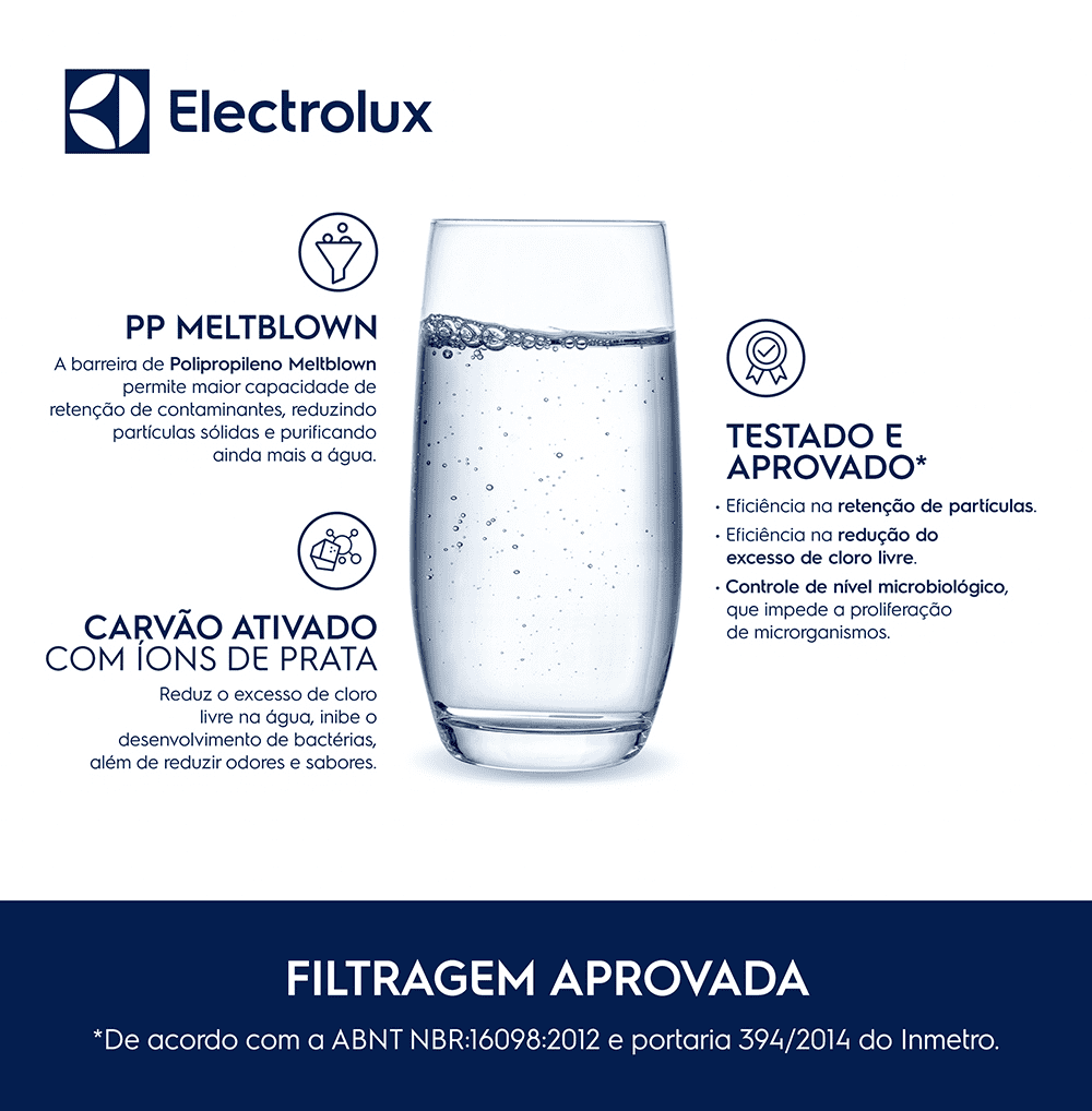 Refil/Filtro de Água para purificador PA10N PA20G PA25G PA30G PA40G
