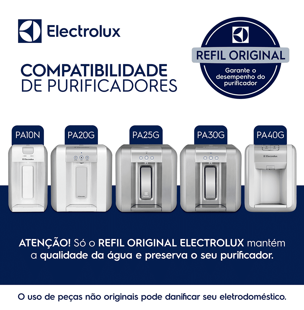 Refil/Filtro de Água para purificador PA10N PA20G PA25G PA30G PA40G