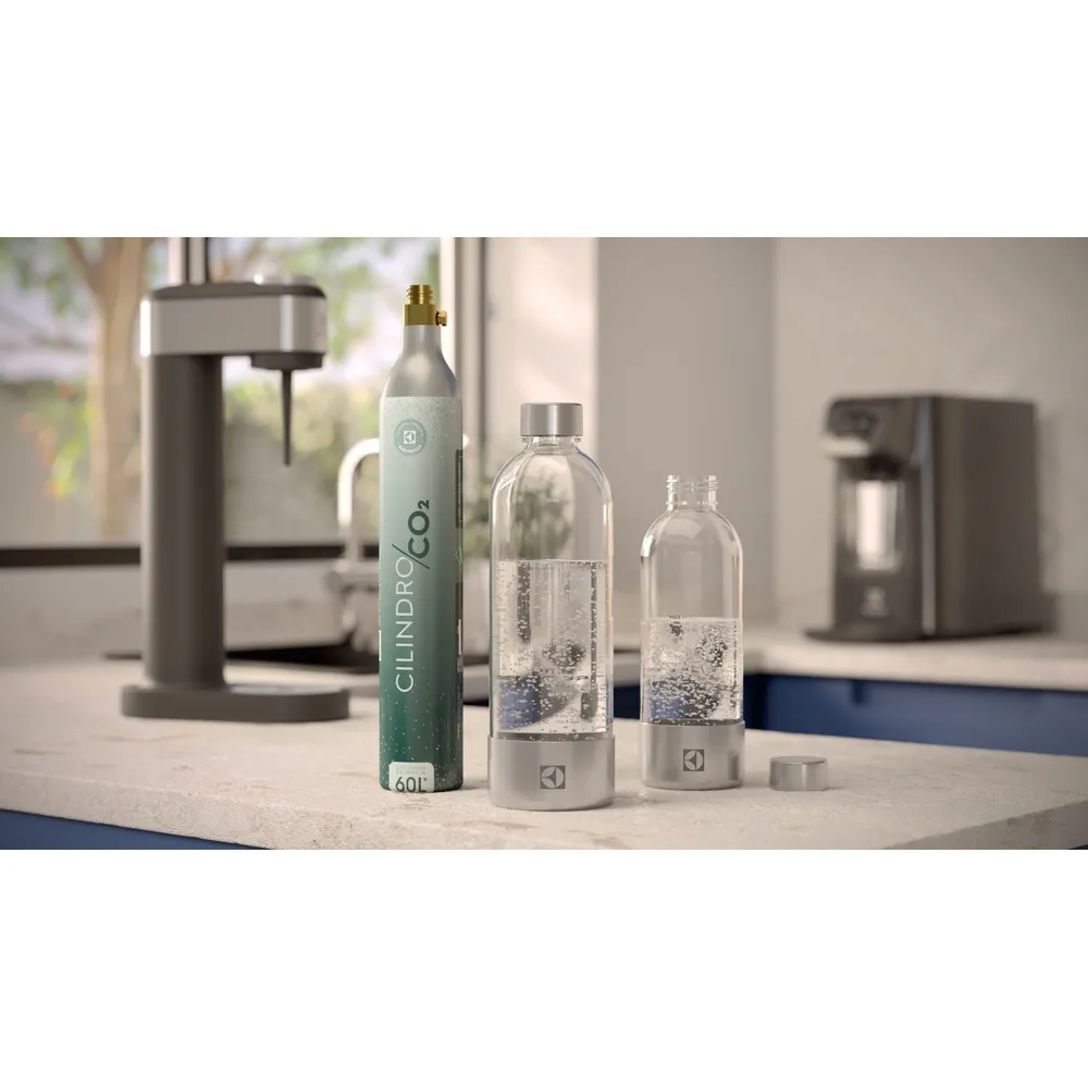 Cilindro Refil de CO2 60 Litros Electrolux para Máquina de Gaseificar Água