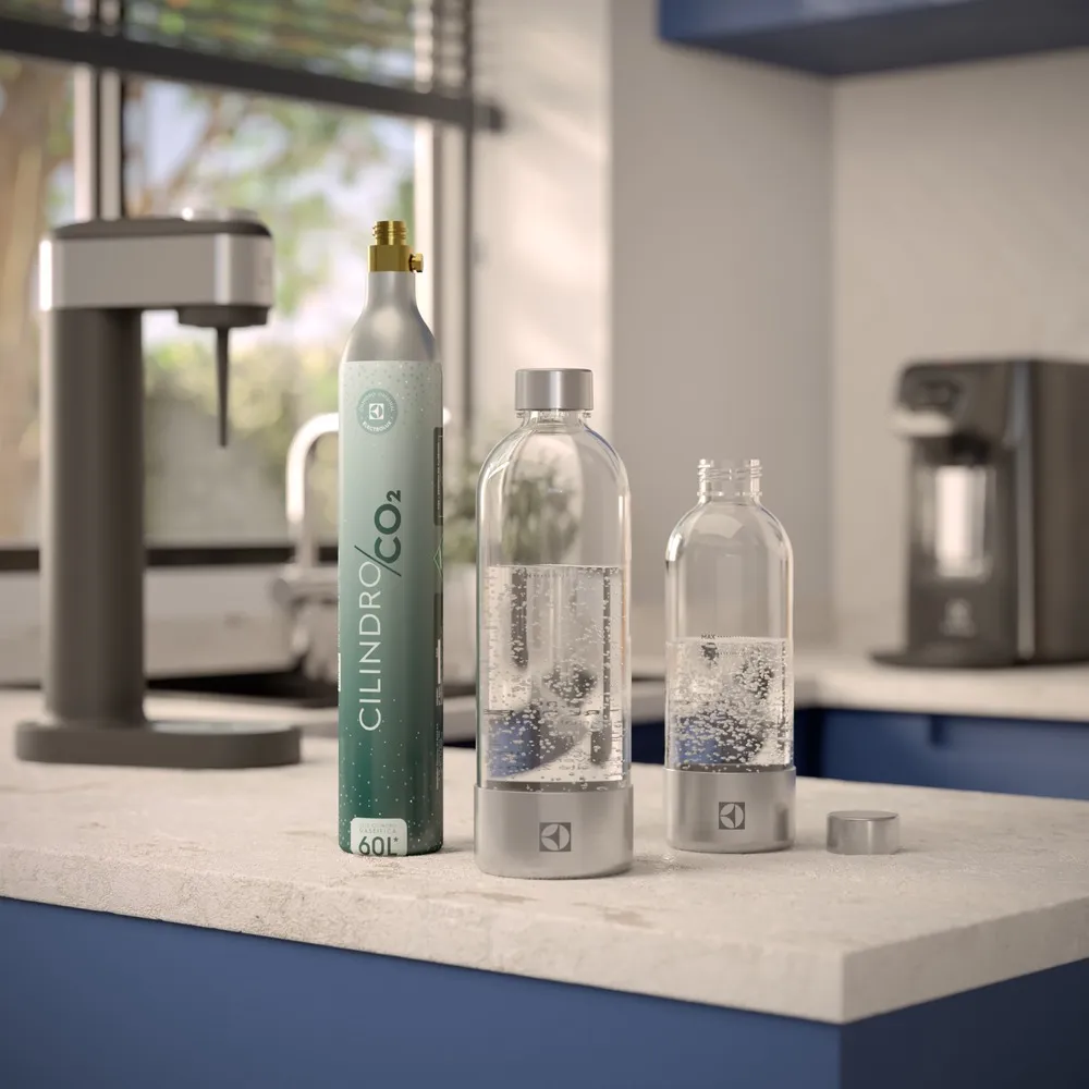 Cilindro Refil de CO2 60 Litros Electrolux para Máquina de Gaseificar Água