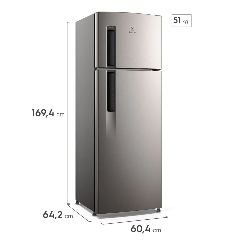 Geladeira Electrolux Frost Free 320L Duplex Inox Look (TF38S)