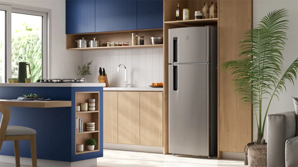 Geladeira Electrolux Frost Free 320L Duplex Inox Look (TF38S)