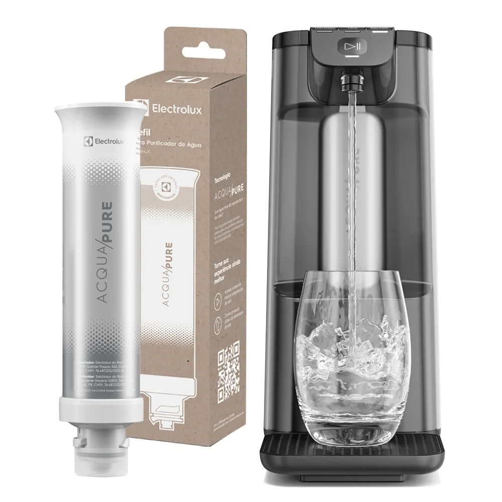 Filtro/Refil Original de Água Acqua Pure para Purificador Electrolux PE12A/PE12B/PE12G/PE12V