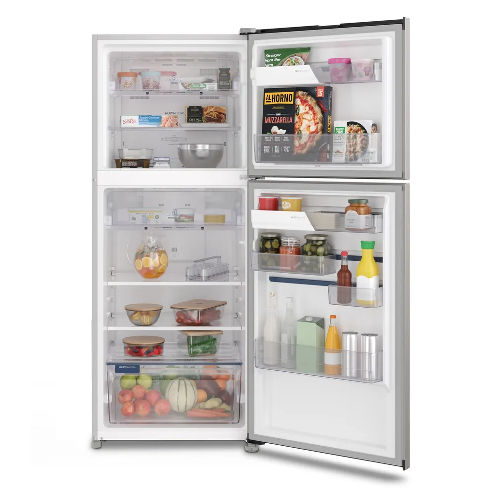 Geladeira Electrolux Frost Free com AutoSense 432L Efficient Duplex Inox Look (TF70S)