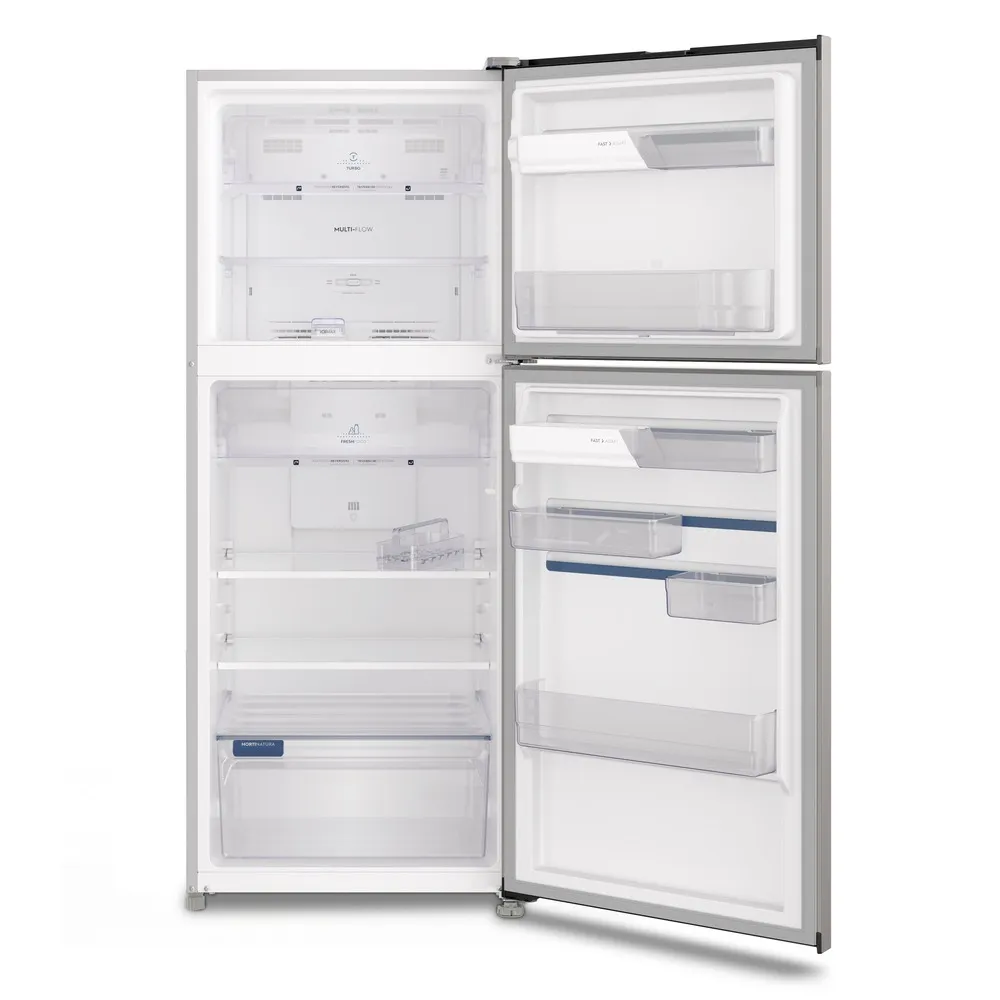 Geladeira Electrolux Frost Free com AutoSense 432L Efficient Duplex Inox Look (TF70S)