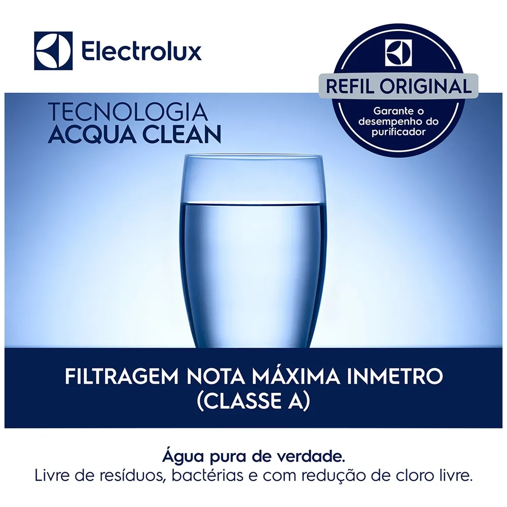 Kit 3 Filtros/Refis ORIGINAIS para Purificador de Água PA21G / PA26G / PA31G Electrolux