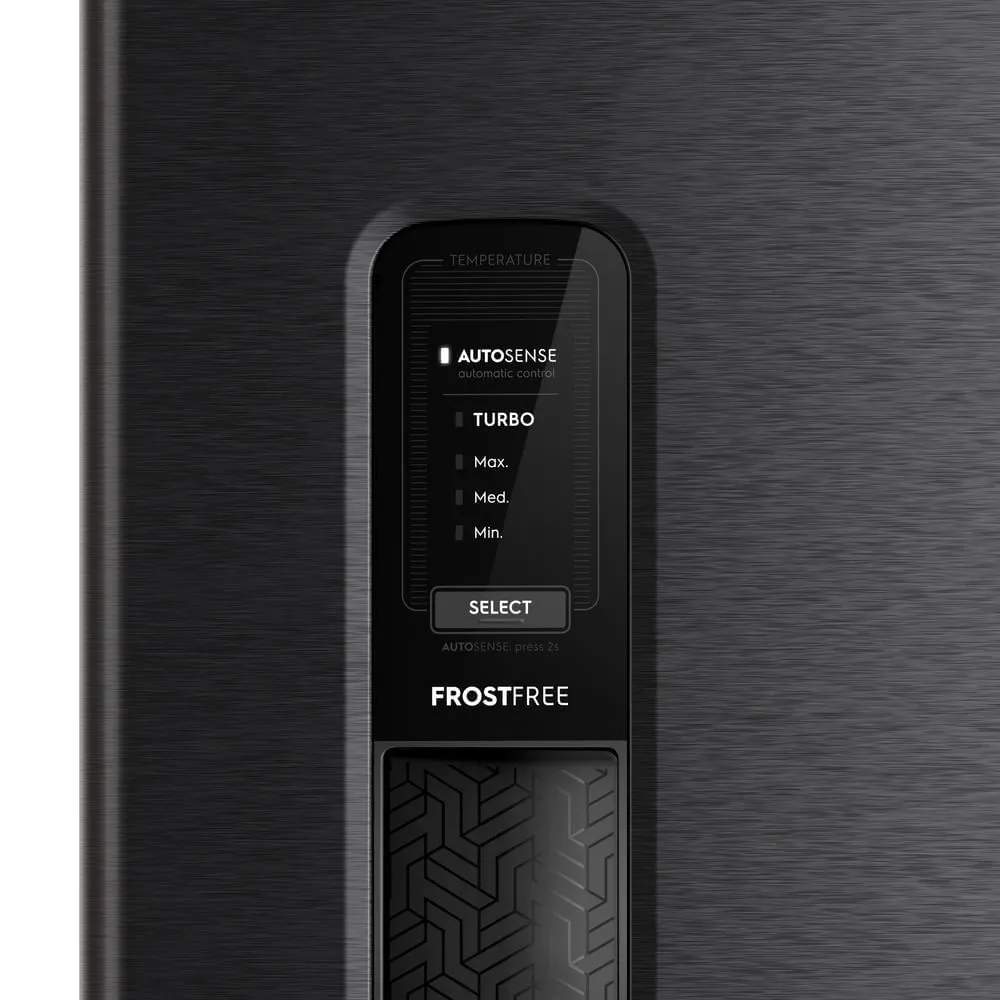 Geladeira Electrolux Frost Free 380L AutoSense Inverter Black Inox Look (IF41B)