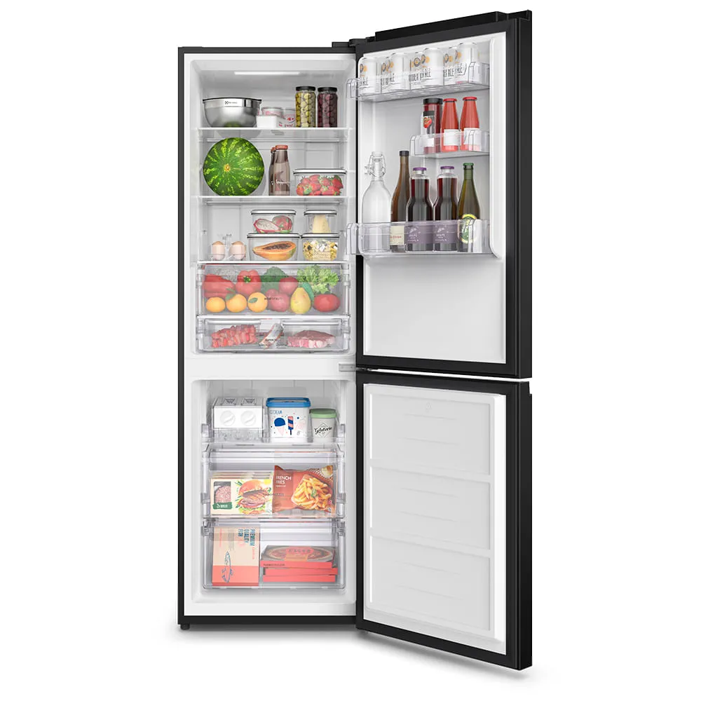 Geladeira Electrolux Frost Free Inverter 323L Efficient AutoSense Inverse Black Glass (IB42G)