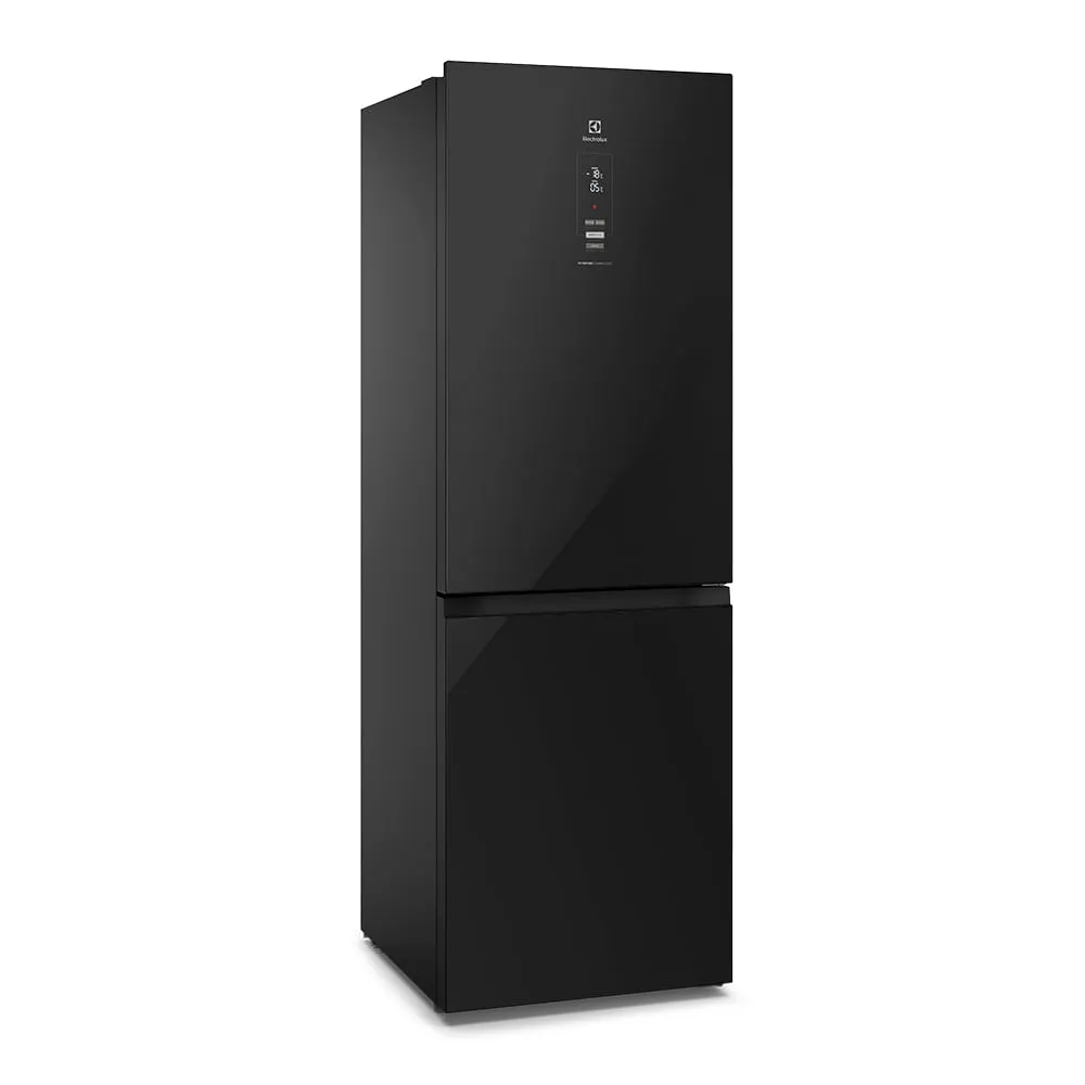 Geladeira Electrolux Frost Free Inverter 323L Efficient AutoSense Inverse Black Glass (IB42G)