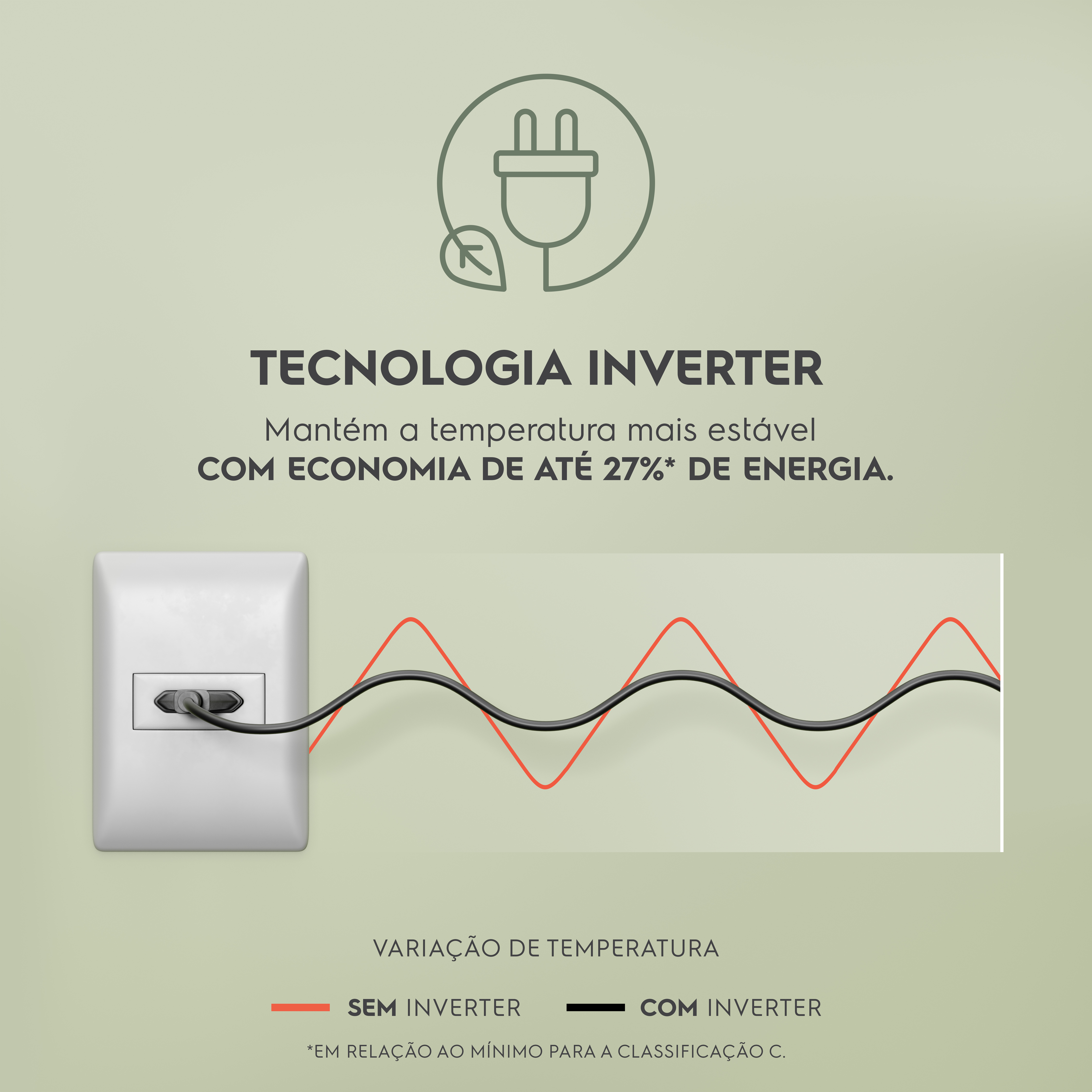 Geladeira Electrolux Frost Free Inverter 323L Efficient AutoSense Inverse Black Glass (IB42G)