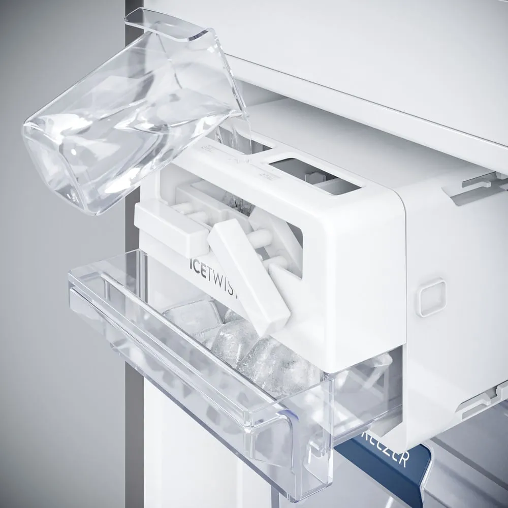 Geladeira Electrolux Frost Free Inverter 440L Efficient com AutoSense Side by Side cor Inox Look (IS4S)