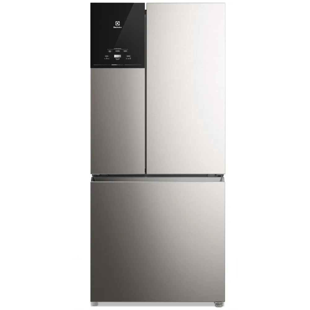 Geladeira Electrolux Frost Free 596L Efficient com AutoSense 3 Portas Cor Inox Look (IM8S)