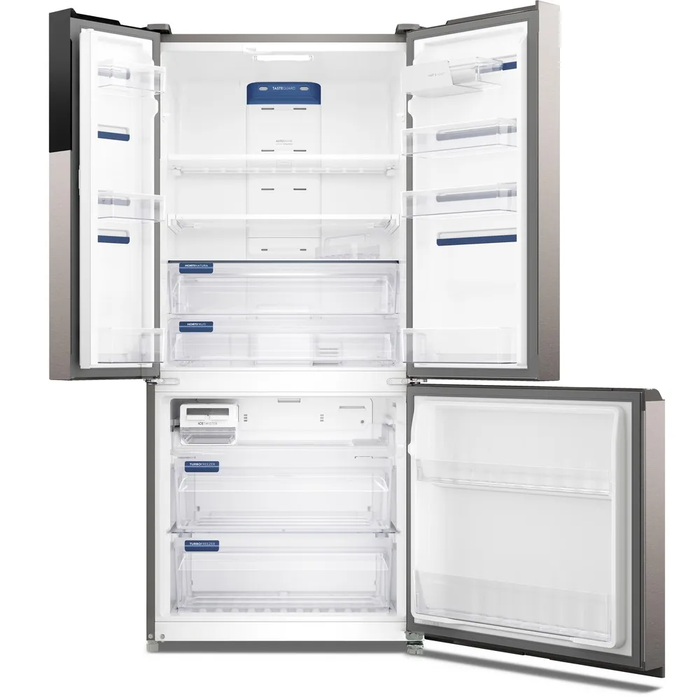 Geladeira Electrolux Frost Free 596L Efficient com AutoSense 3 Portas Cor Inox Look (IM8S)