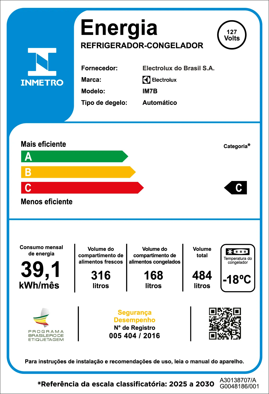 Geladeira Electrolux Frost Free Inverter 484L Efficient AutoSense 3 Portas Black Inox Look (IM7B)
