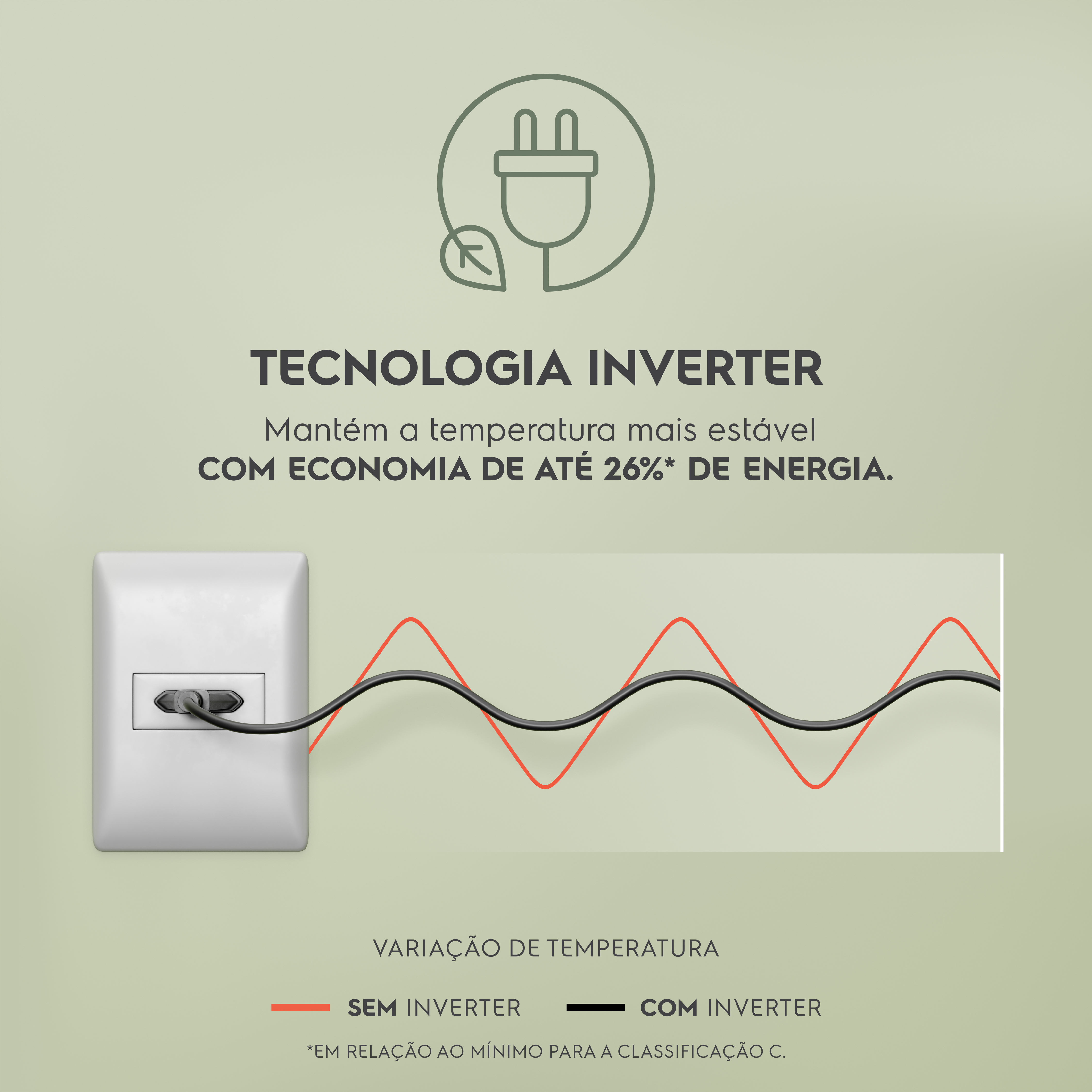 Geladeira Electrolux Frost Free Inverter 490L Efficient com AutoSense Inverse Inox Look (IB7S)