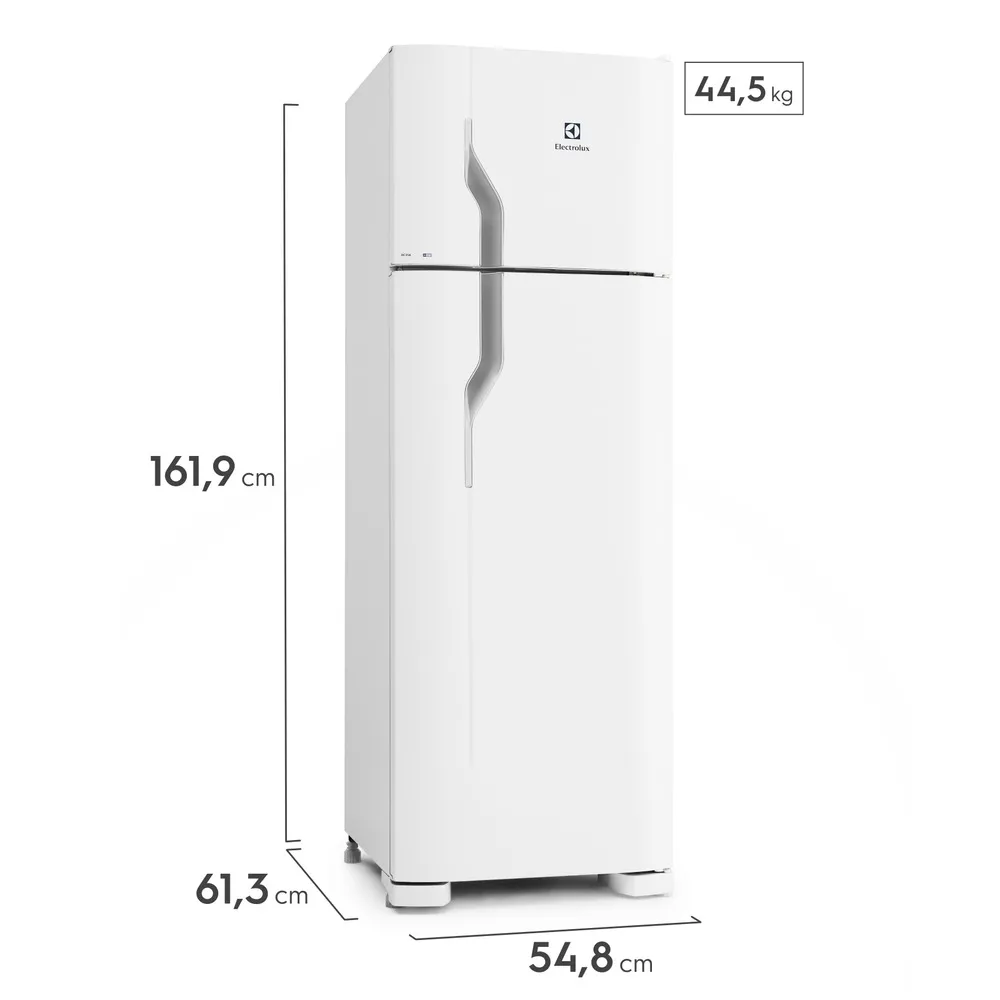 Geladeira Electrolux Cycle Defrost 260L Super Freezer Duplex Branca (DC35A)