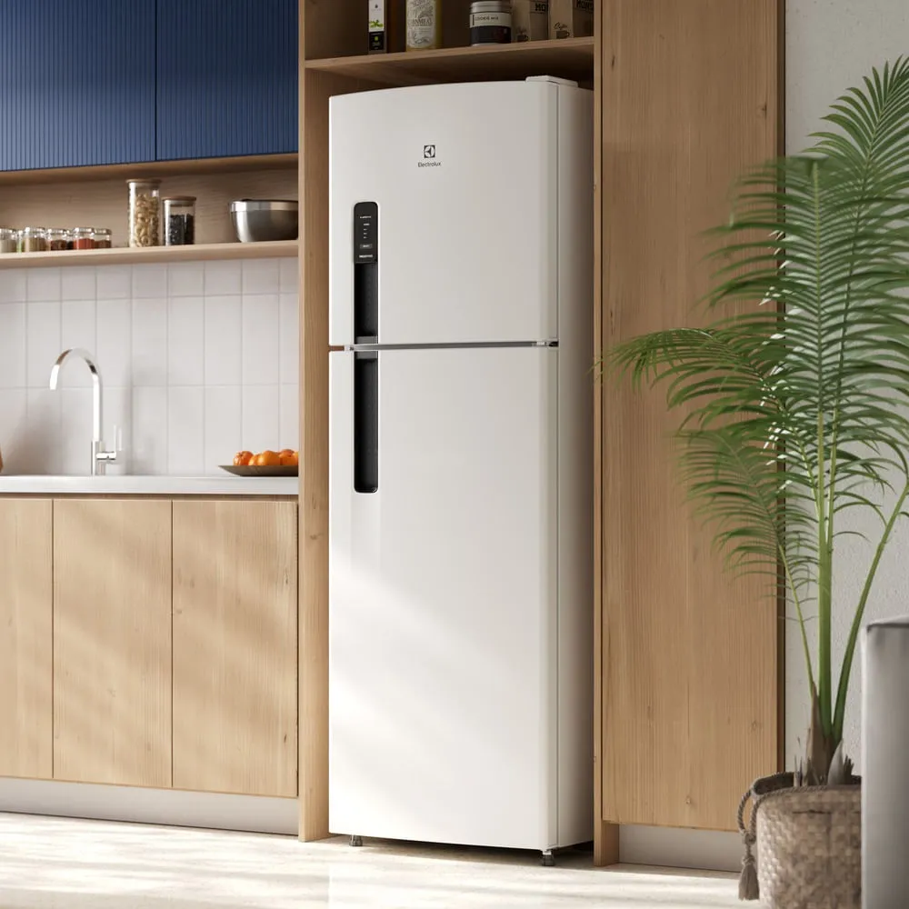 Geladeira Electrolux Frost Free 400L AutoSense Inverter Duplex Branca (IF44)