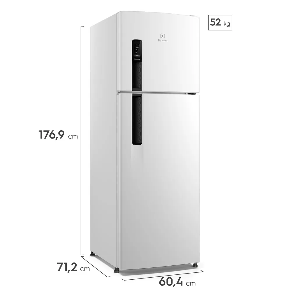 Geladeira Electrolux Frost Free 380L AutoSense Inverter Duplex Branca (IF41)