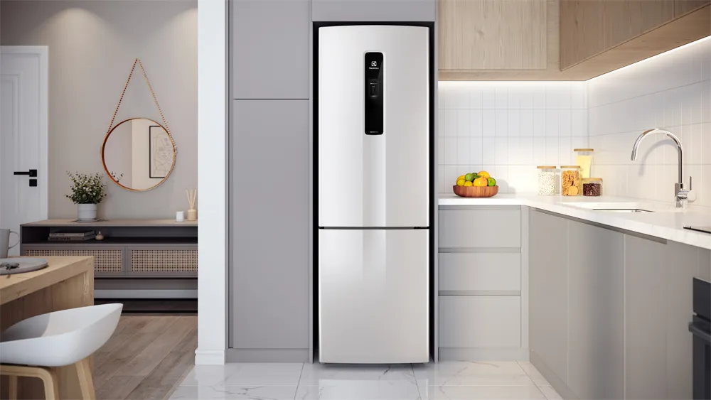 Geladeira Electrolux Frost Free Inverter 400L Efficient AutoSense e Rapid Freeze Inverse Branca (IB6)